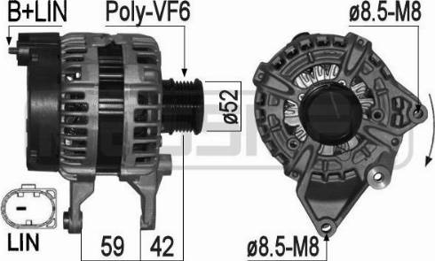 Messmer 209257 - Alternator autospares.lv