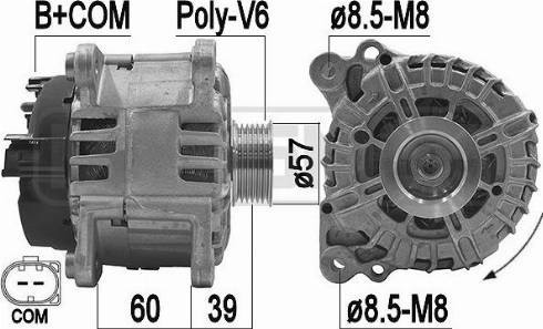 Messmer 209269 - Alternator autospares.lv