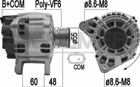 Messmer 209265 - Alternator autospares.lv