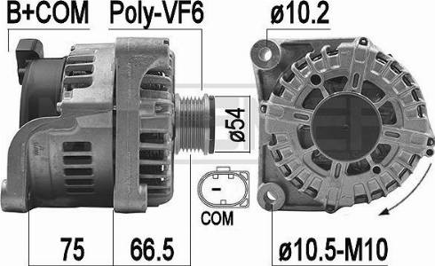 Messmer 209266 - Alternator autospares.lv