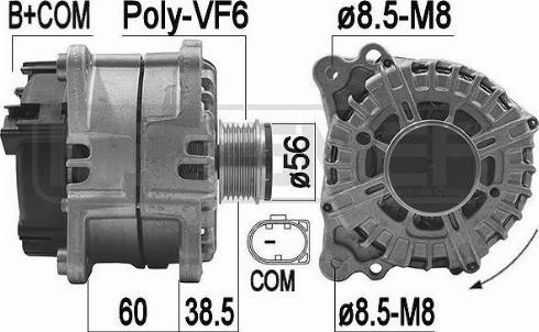 Messmer 209201 - Alternator autospares.lv