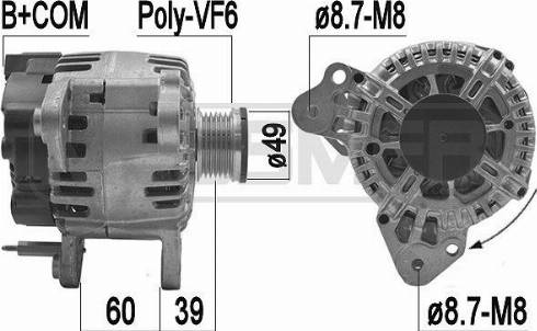 Messmer 209218 - Alternator autospares.lv