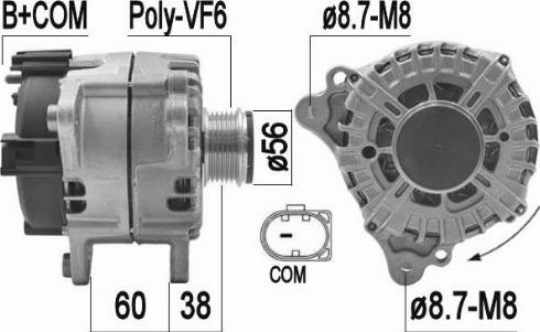 Messmer 209212 - Alternator autospares.lv