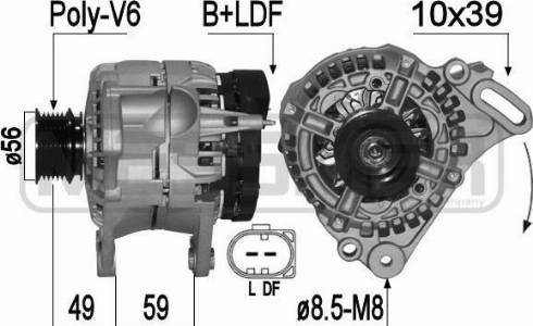 Messmer 209282A - Alternator autospares.lv