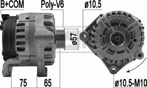 Messmer 209237 - Alternator autospares.lv