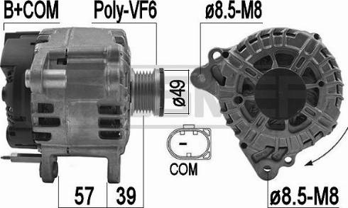 Messmer 209226 - Alternator autospares.lv