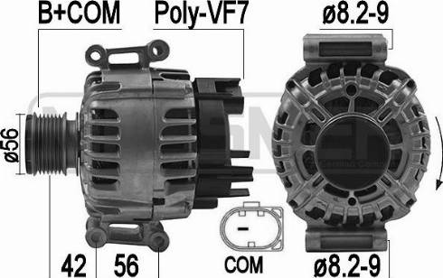 Messmer 209220 - Alternator autospares.lv