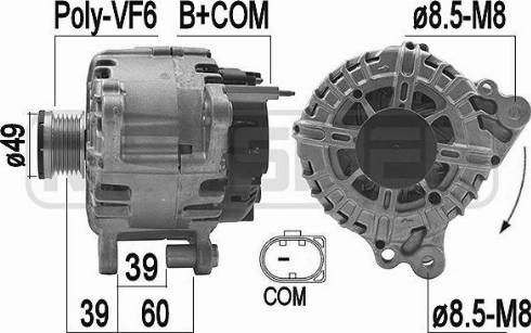 Messmer 209228 - Alternator autospares.lv