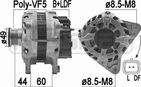 Messmer 209222 - Alternator autospares.lv