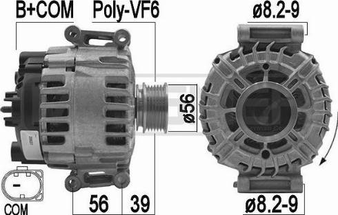 Messmer 209227 - Alternator autospares.lv