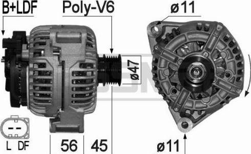 Messmer 209279A - Alternator autospares.lv