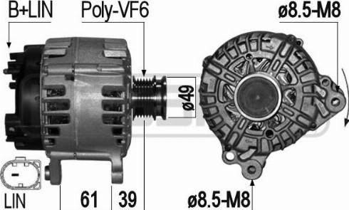 Messmer 209276 - Alternator autospares.lv