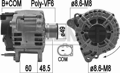 Messmer 209270 - Alternator autospares.lv