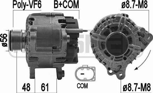 Messmer 209271 - Alternator autospares.lv