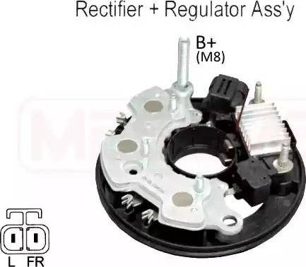 Messmer 215 944 - Rectifier, alternator autospares.lv