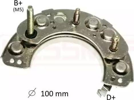 Messmer 215442 - Rectifier, alternator autospares.lv