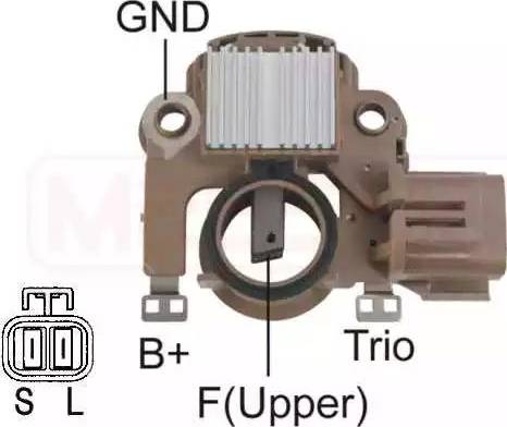 Messmer 215545 - Voltage regulator, alternator autospares.lv