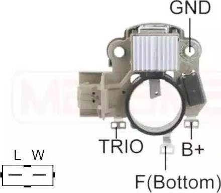 Messmer 215559 - Voltage regulator, alternator autospares.lv