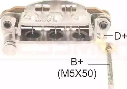 Messmer 215620 - Rectifier, alternator autospares.lv