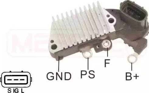 Messmer 215674 - Voltage regulator, alternator autospares.lv