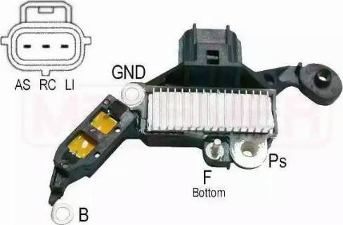 Messmer 215188 - Voltage regulator, alternator autospares.lv