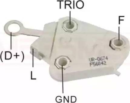 Messmer 215129 - Voltage regulator, alternator autospares.lv