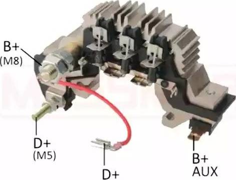 Messmer 215865 - Rectifier, alternator autospares.lv