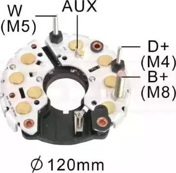 Messmer 215347 - Rectifier, alternator autospares.lv