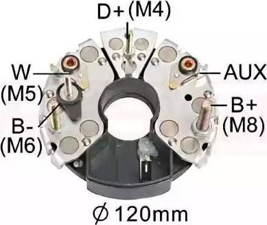 Messmer 215355 - Rectifier, alternator autospares.lv