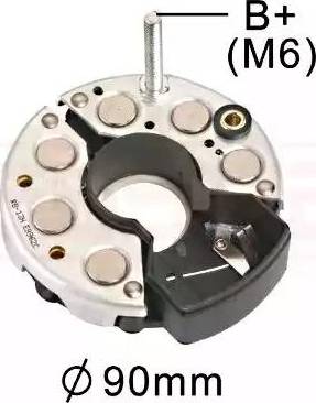 Messmer 215318 - Rectifier, alternator autospares.lv