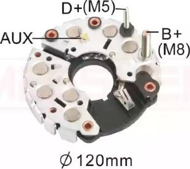 Messmer 215339 - Rectifier, alternator autospares.lv