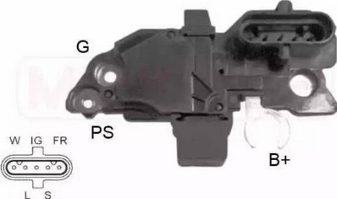 Messmer 215249 - Voltage regulator, alternator autospares.lv