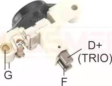 Messmer 215286 - Voltage regulator, alternator autospares.lv