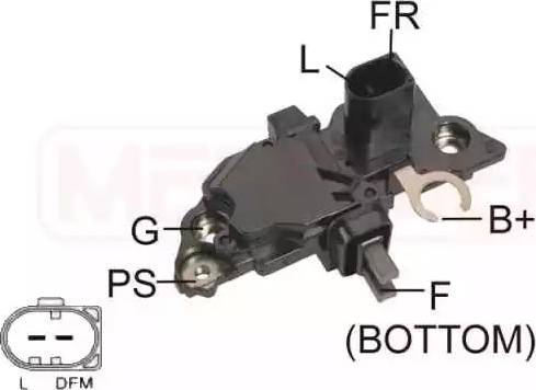 Messmer 215231 - Voltage regulator, alternator autospares.lv