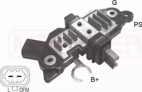 Messmer 215232 - Voltage regulator, alternator autospares.lv