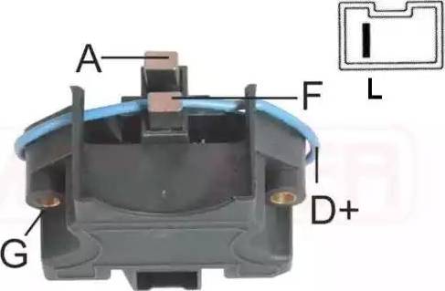 Messmer 215731 - Voltage regulator, alternator autospares.lv