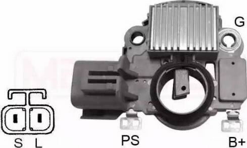 Messmer 215779 - Voltage regulator, alternator autospares.lv