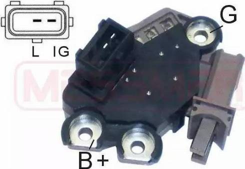 Messmer 216010 - Voltage regulator, alternator autospares.lv