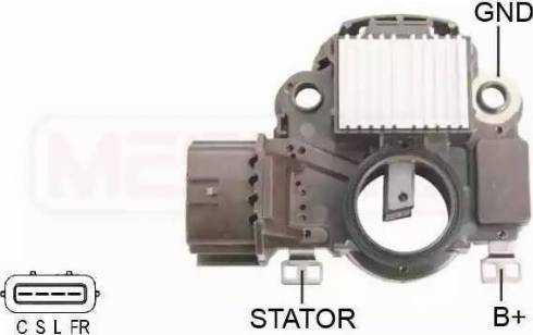 Messmer 216080 - Voltage regulator, alternator autospares.lv