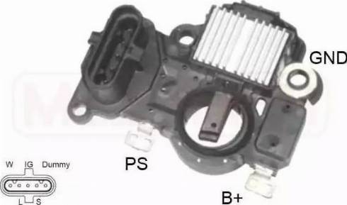 Messmer 216131 - Voltage regulator, alternator autospares.lv