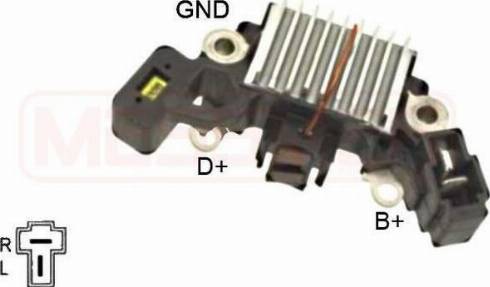 Messmer 216133 - Voltage regulator, alternator autospares.lv