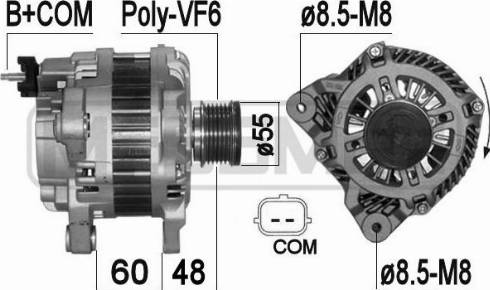 Messmer 210996A - Alternator autospares.lv