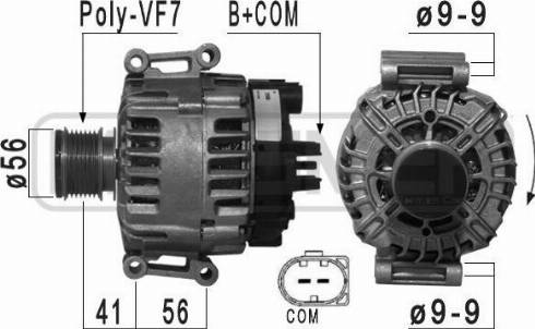 Messmer 210965A - Alternator autospares.lv