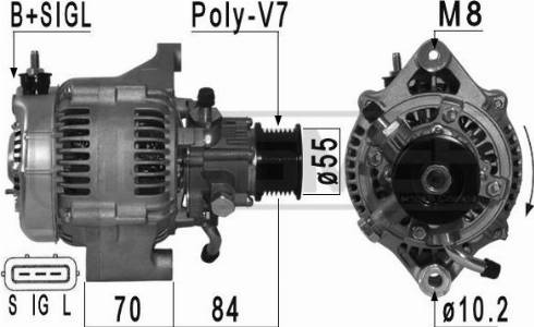 Messmer 210961A - Alternator autospares.lv