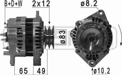 Messmer 210904 - Alternator autospares.lv