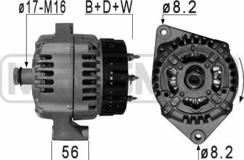 Messmer 210984A - Alternator autospares.lv