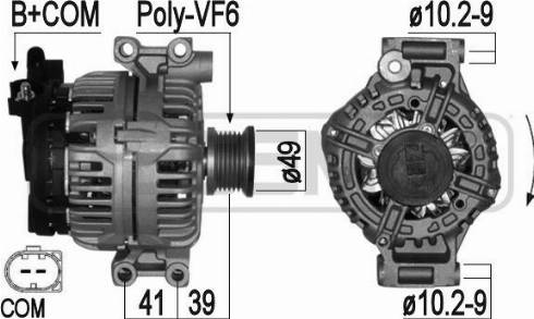 Messmer 210985A - Alternator autospares.lv