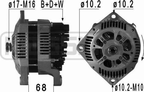 Messmer 210981A - Alternator autospares.lv