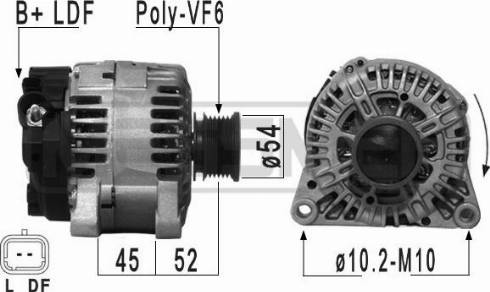 Messmer 210931A - Alternator autospares.lv