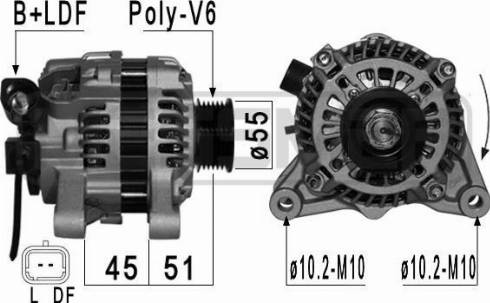 Messmer 210926A - Alternator autospares.lv